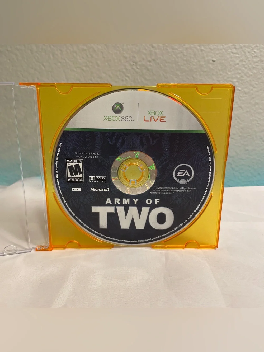 Army of Two Xbox 360 Tested Working Disc Only Videogame 2009